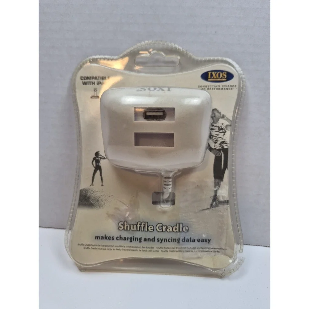 IXOS Shuffle Cradle Charging And Syncing‎ Usb Cable Included Ipod Compatible